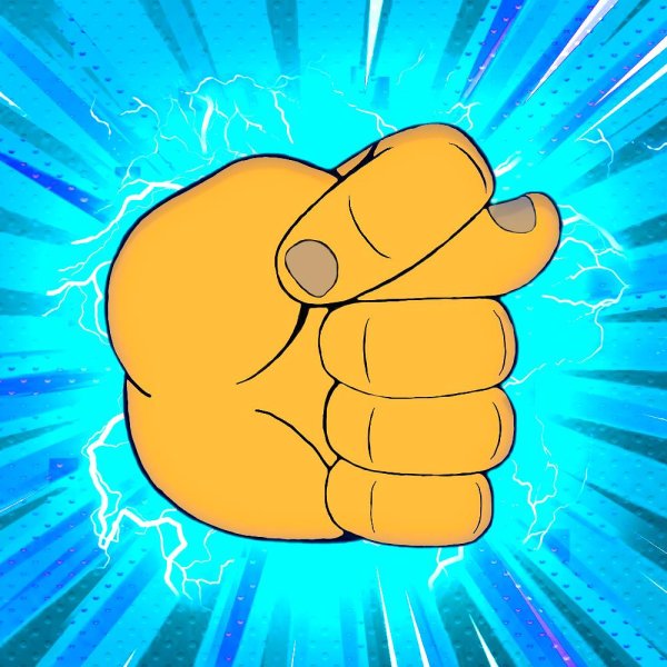 Смайл кукиш фига