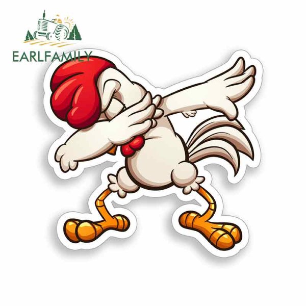 Наклейка петух на машину