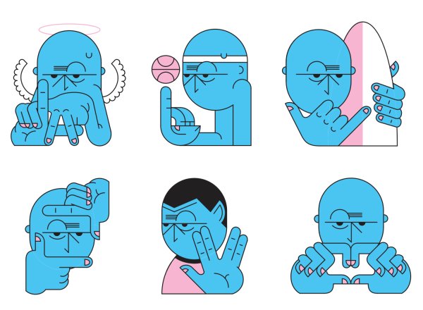 Референсы для стикеров