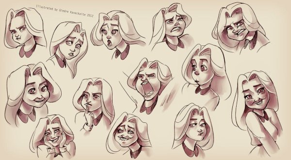 Эмоции персонажей