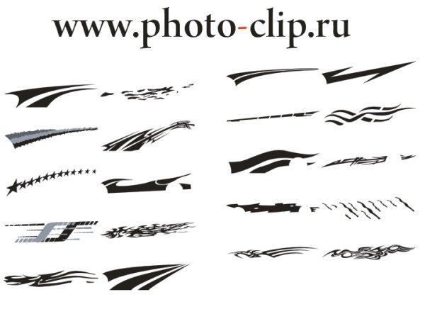 Наклейки на авто линии