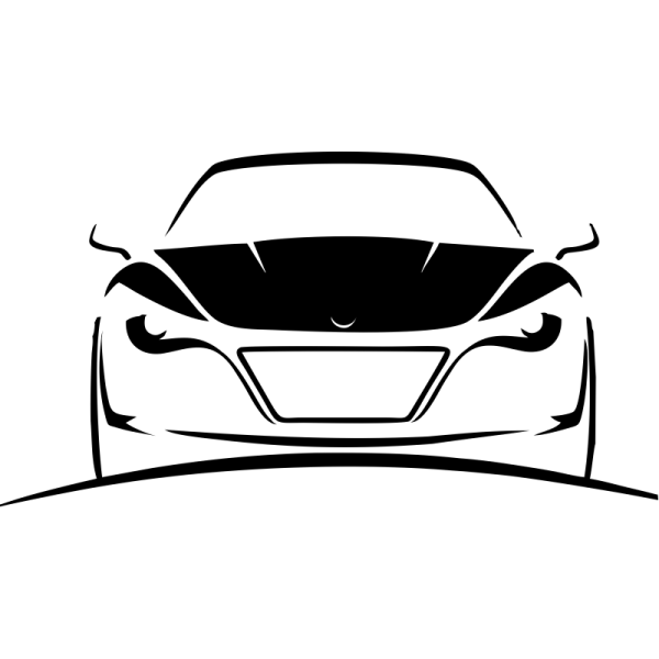 Автомобильных наклеек черные на белом фоне