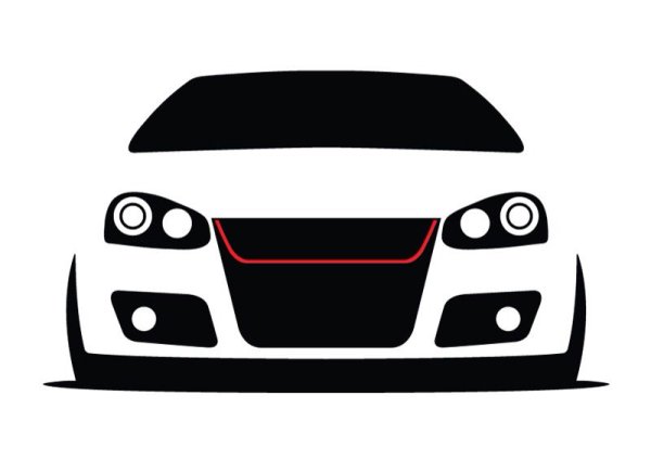 Наклейка VW Golf GTI