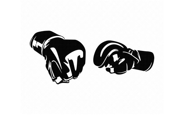 Тату перчатки ММА