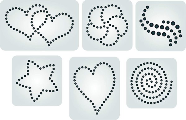 Трафарет для выкладки стразами