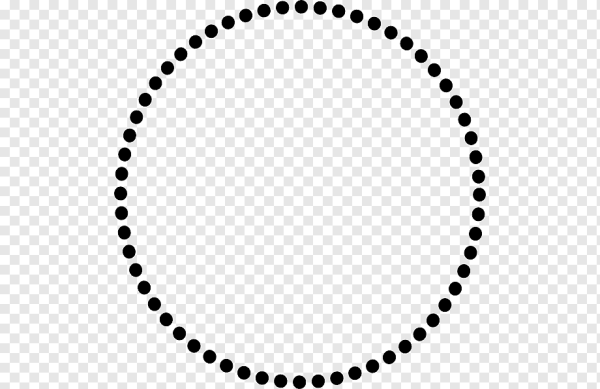 Точки по кругу