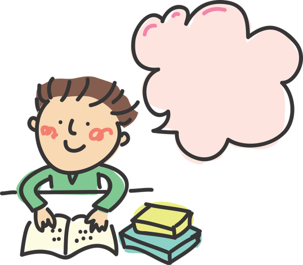 Ребенок думает клипарт