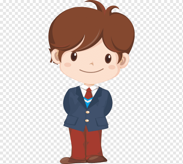 Ученик на прозрачном фоне