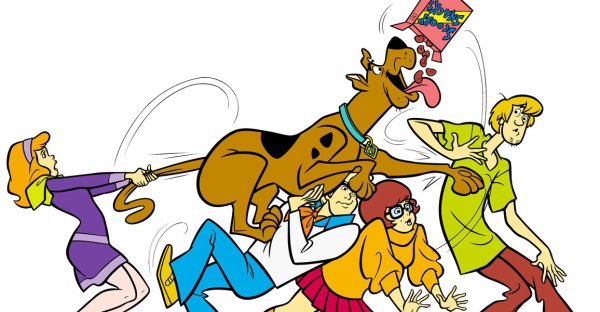 Команда Скуби Ду в бегут