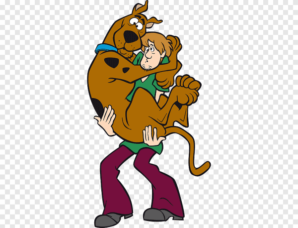 Скуби Ду на руках у Шегги