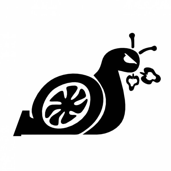 Турбо улитка наклейка