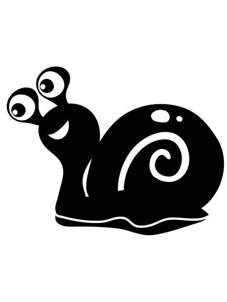 Улитка силуэт