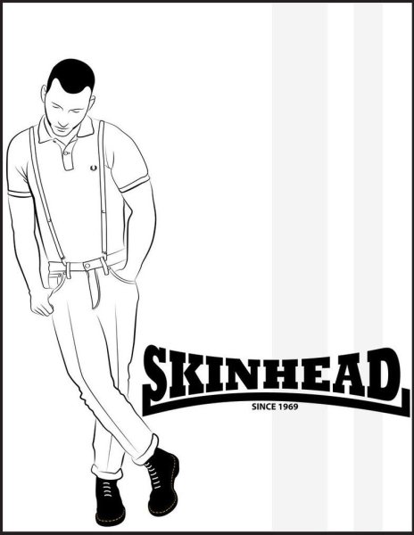 Эскизы скинхедов