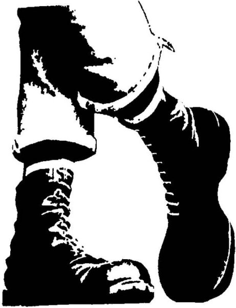 Скинхед карандашом