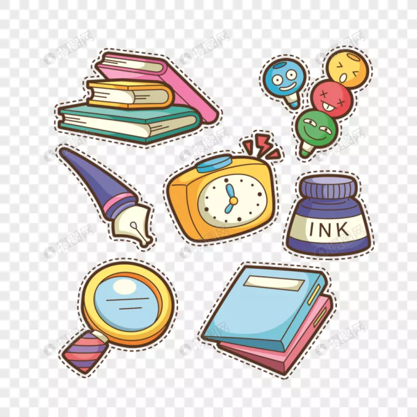 Школьные принадлежности для скрапбукинга