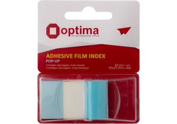 Клейкие закладки пласт. 5цв.по 20л. 45ммх12 Attache selection