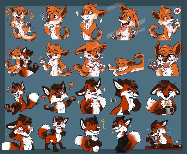 Фурри Стикеры