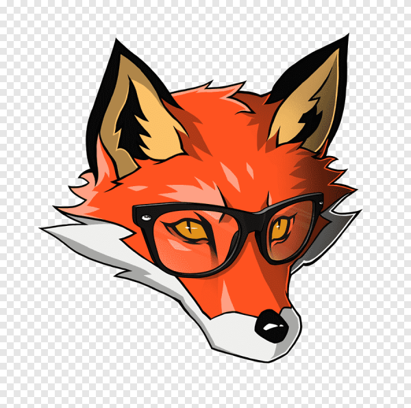 Морда лисы арт