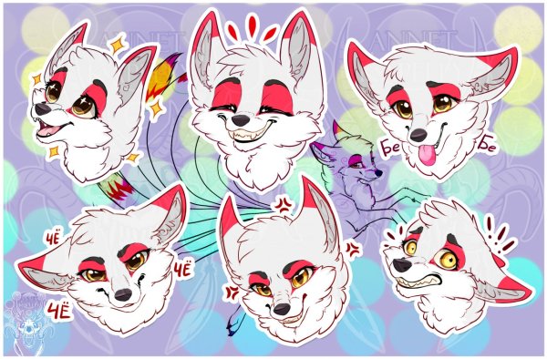 Наклейки фурри