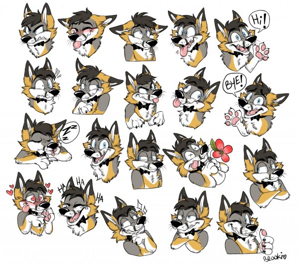 Фурри Стикеры телеграм