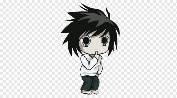 Силуэт Рюка тетрадь смерти