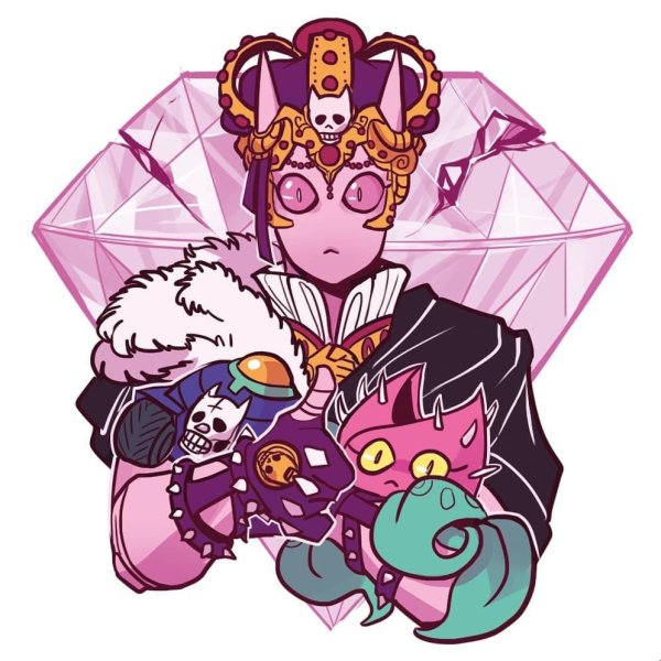 Наклейки киллер Квин Джоджо