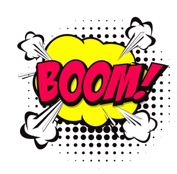 Надписит а стиле поп арт