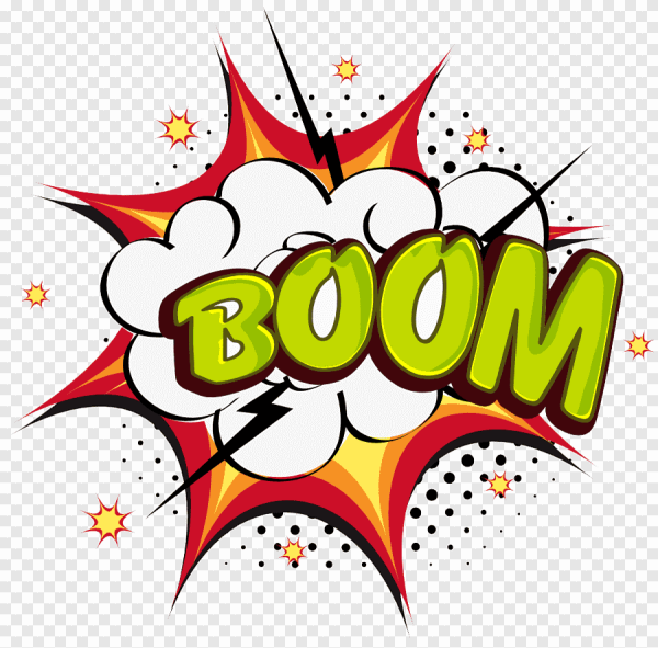 Надписи в стиле комиксов