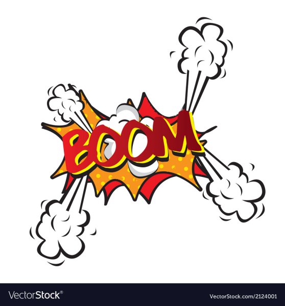 Изображение удара в комиксах