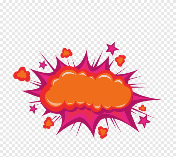 Эффект взрыва мультяшный