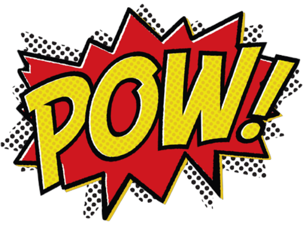 Надписи в стиле комиксов