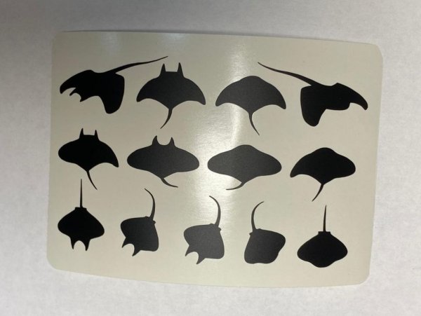 Темные Стикеры на стену для записей