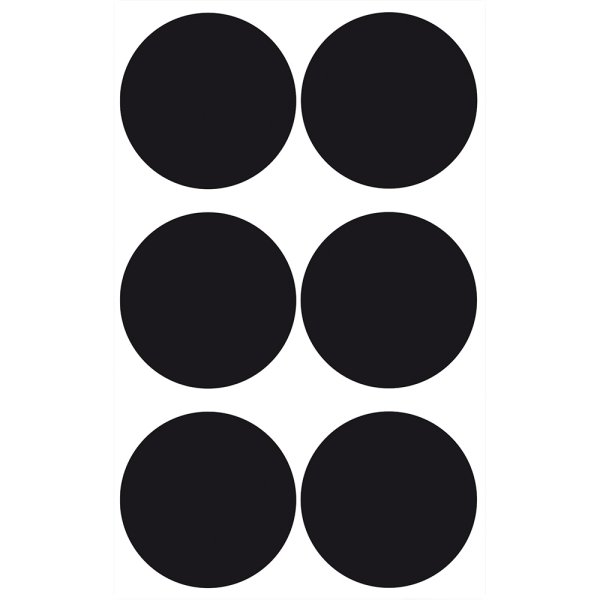 Черный цвет в кружочке