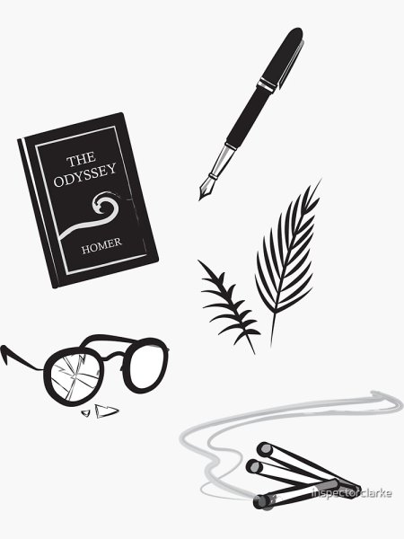 Стикеры дарк Академия