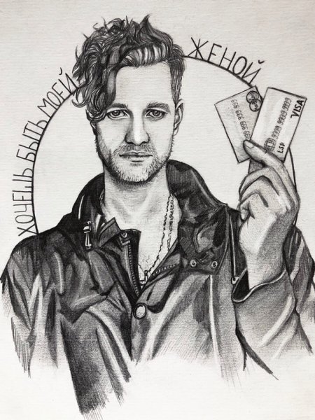 Олег ЛСП карандашом