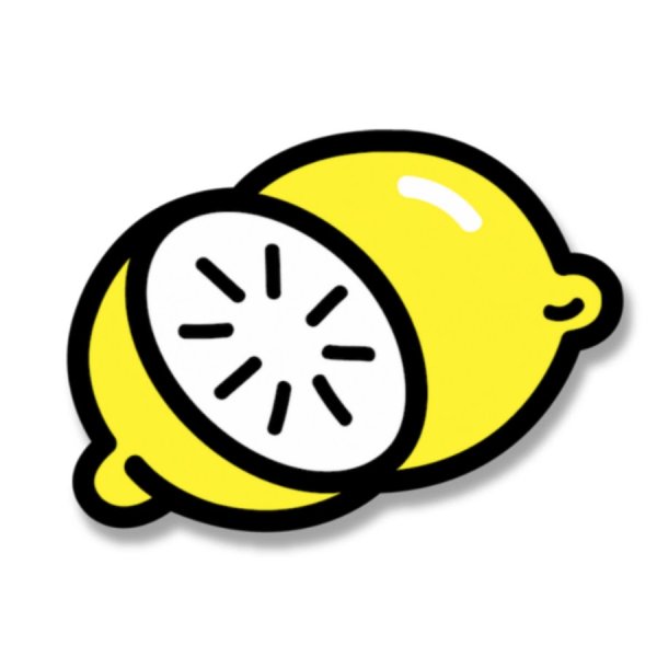 Лимон стикер