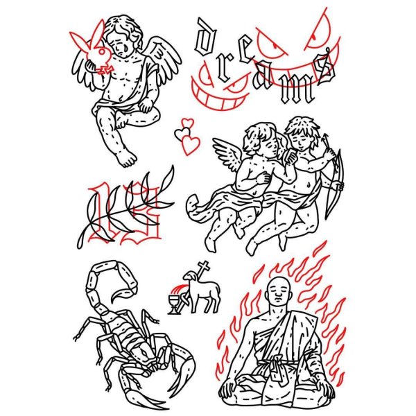 Тату партаки эскизы