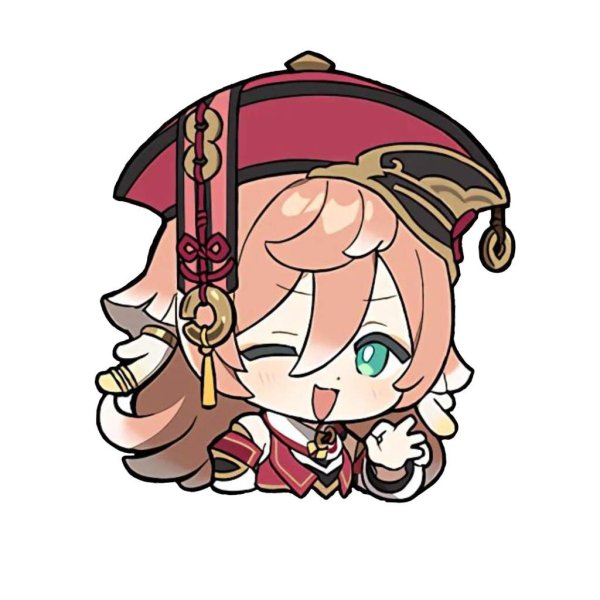 Стикеры Геншин Импакт Чиби КЭ Цин