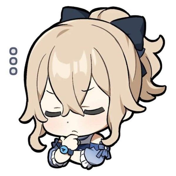 Альбедо Стикеры Чиби