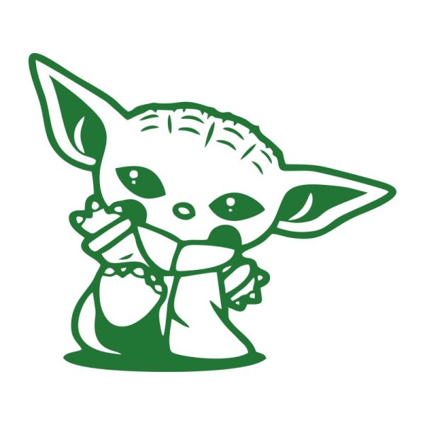 Мастер йода стикер