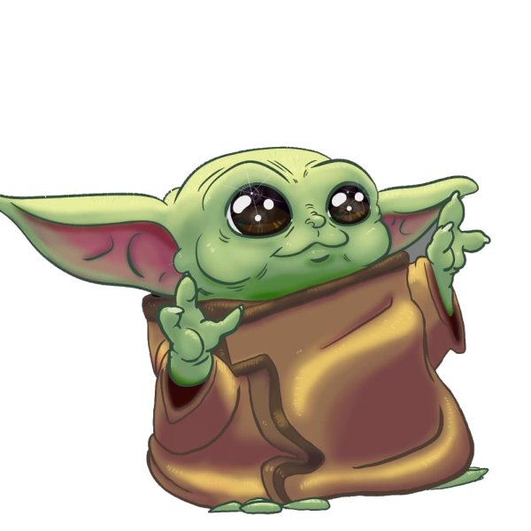 Бейби йода Стикеры