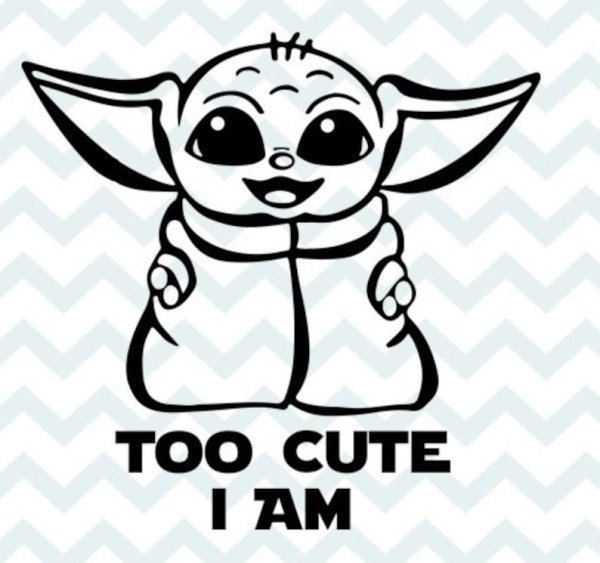 Малыш йода вектор