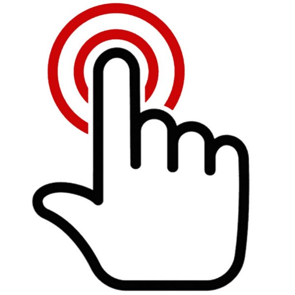 Символ нажатия на кнопку