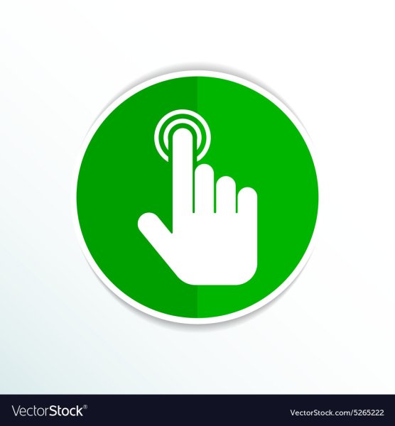 Изображение пальца на кнопке