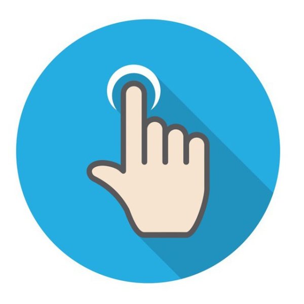 Значок нажатия