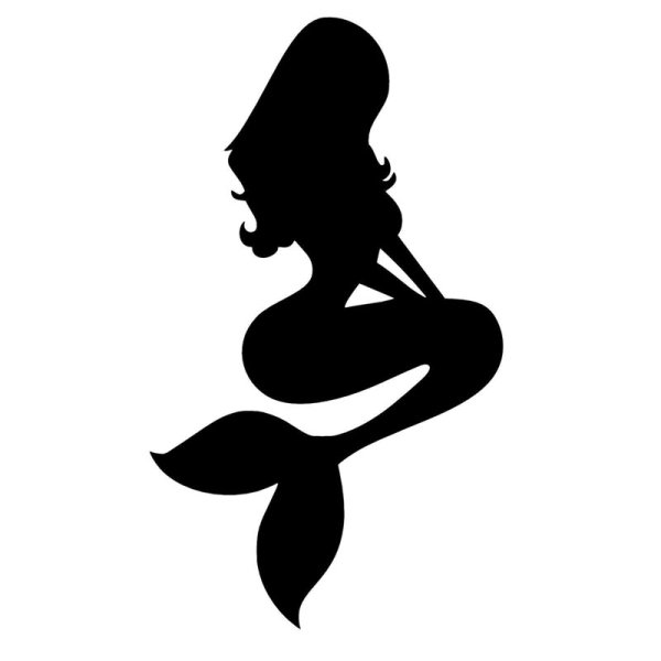 Силуэт русалки