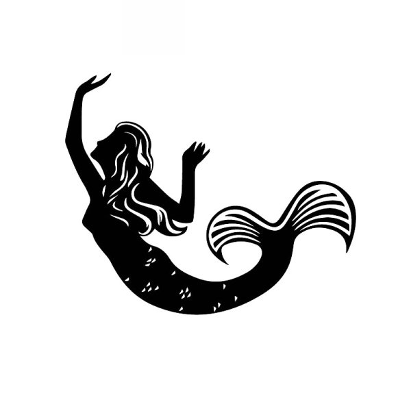 Русалочка силуэт