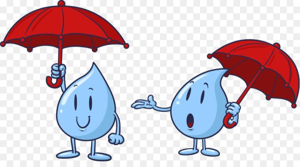 Капелька с зонтиком