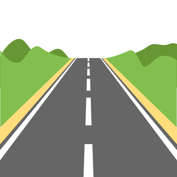 Дорога мультяшная