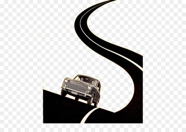 Машина на дороге вектор